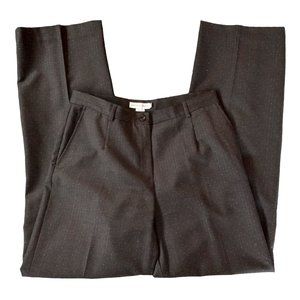 Garfield & Marks dark grey 100% wool slacks pants trousers size 10